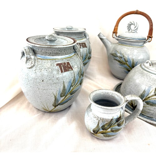 108 - Selection of studio pottery pieces