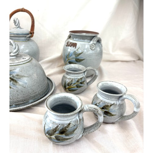 108 - Selection of studio pottery pieces