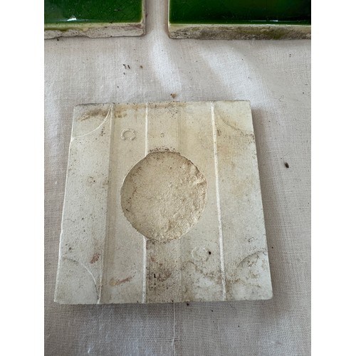 177 - Selection of vintage decorative tiles