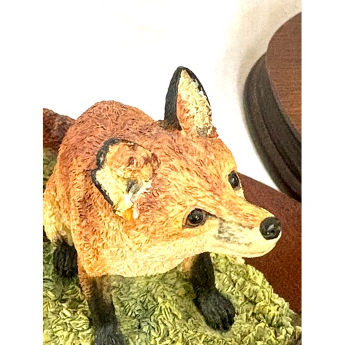 141 - Selection of 4 Border Fine Arts ornaments, all have sustained some damage to include Shire horses an... 