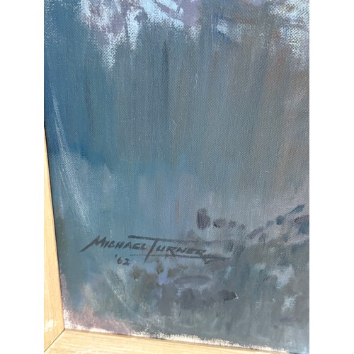 31 - Framed Michael Turner original oil on canvas depicting a landscape scene, signed Michael Turner 62. ... 