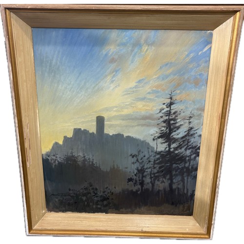 31 - Framed Michael Turner original oil on canvas depicting a landscape scene, signed Michael Turner 62. ... 