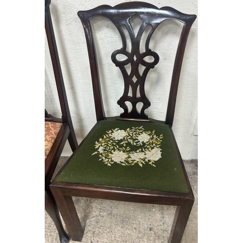 245 - 4 Antique chairs