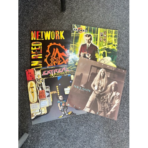 54 - Selection of 4 Records includes Nelson after rain, Tesla, Dan Read Network etc