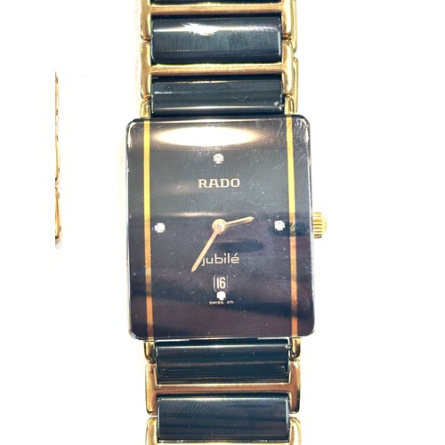 【稼働】RADO ダイヤスター デイト160.0281.3N クォーツ腕時計 t936 稼働 ラドー RADO 160.0281.3N ダイヤスター DIASTAR メンズ