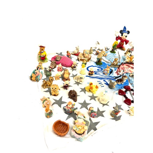 Selection of assorted miniature figures includes Wade etc