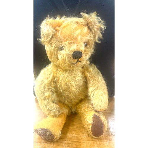 Vintage Mohair jointed teddy, approximate height 12 inches