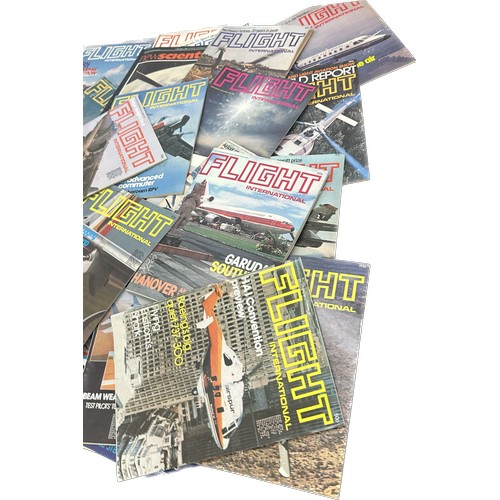 138 - Selection of vintage magazines to include  ' Flight International', ' Royal Air force year book' etc