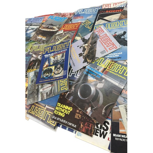 138 - Selection of vintage magazines to include  ' Flight International', ' Royal Air force year book' etc