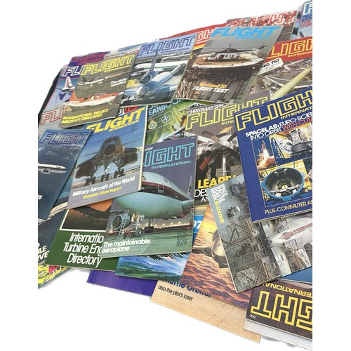 138 - Selection of vintage magazines to include  ' Flight International', ' Royal Air force year book' etc