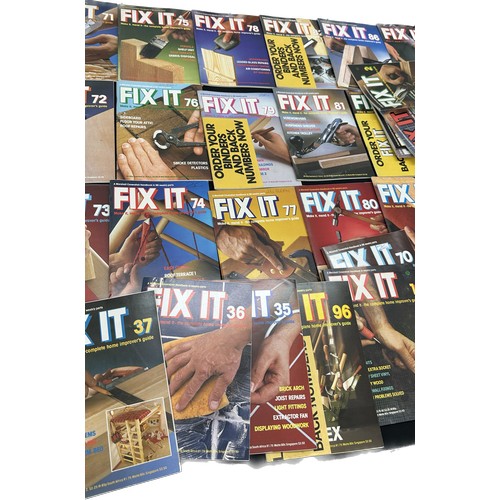 127 - Selection of vintage ' Fix It' Marshall Cavendish hand books