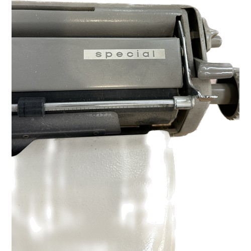 139 - Vintage Adler type writer with case