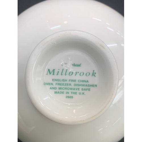 126 - Selection of 'Millbrook' dinner service porcelain items to include plates, bowls etc