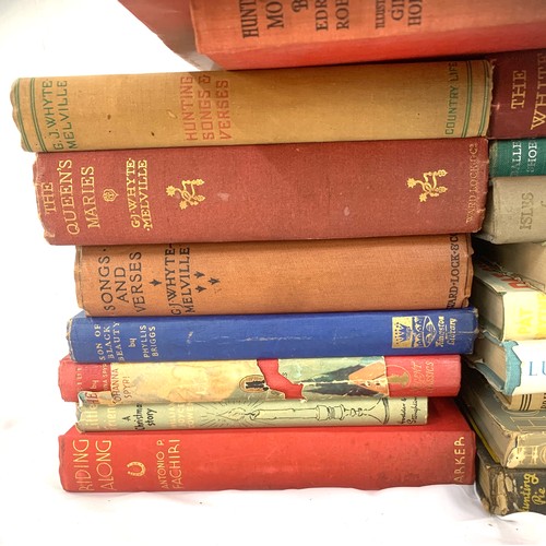 181 - Large selection of Vintage and later books includes Riding Along, The White rose etc