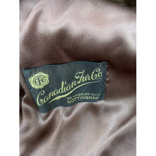 140 - Vintage boxed fur cape