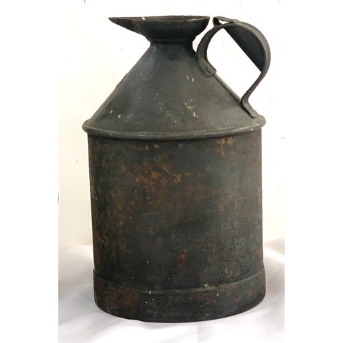 105 - Braime vintage jug and a vintage oil lamp