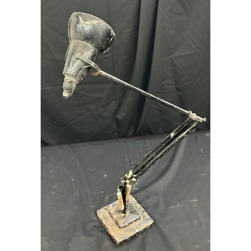 116 - Vintage black angle poise lamp, untested