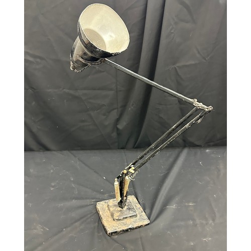 116 - Vintage black angle poise lamp, untested