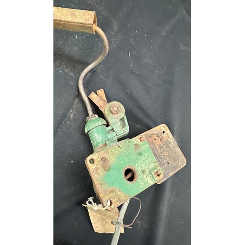 117 - Vintage green angle poise lamp, untested