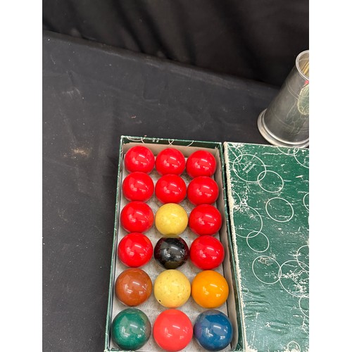 128 - Miscellaneous to include a vintage snoopy teddy, aramith 17/8 snooker ball set ( 18 balls including ... 