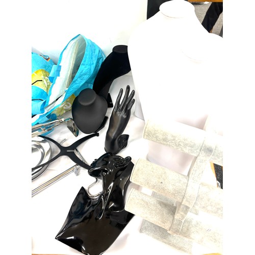 156 - Selection of Mannequins and jewellery displays