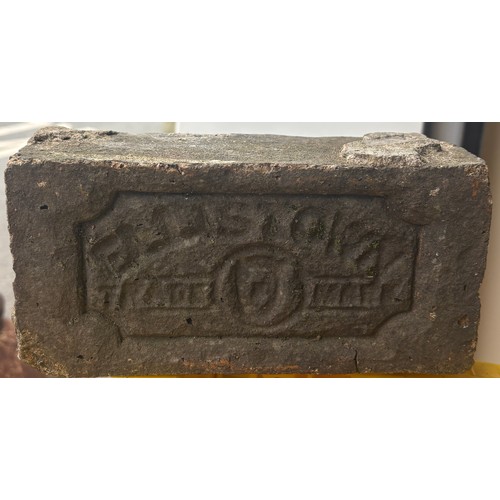 101K - Vintage Ellistown brick, orginating from Ellistown Colliery and Brickworks, Leicestershire