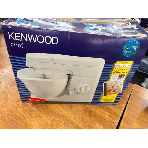 124 - Boxed Kenwood Chef food mixer, 700 Watts, untested