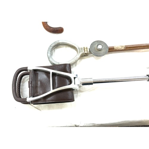 159 - Selection of five shooting sticks