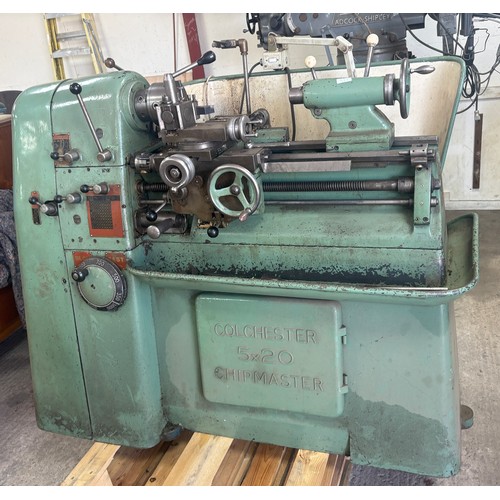 329 - Colchester 5 x 20 chiip master center lathe, 3 phase