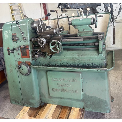 329 - Colchester 5 x 20 chiip master center lathe, 3 phase