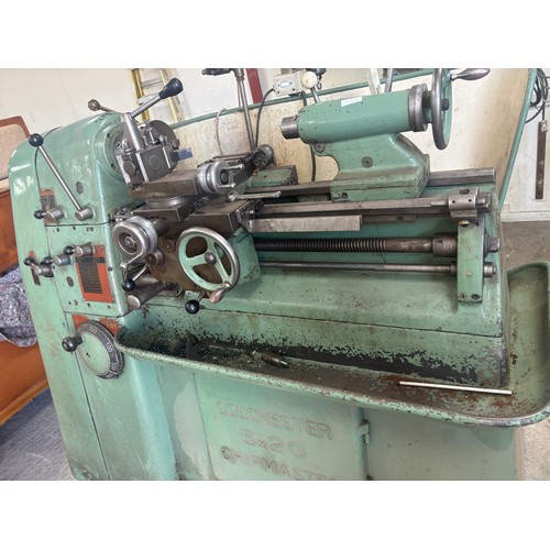 329 - Colchester 5 x 20 chiip master center lathe, 3 phase