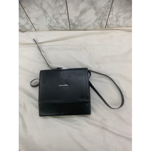 109 - Cased Minolta XL-400 camera, untested