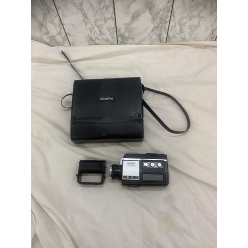109 - Cased Minolta XL-400 camera, untested