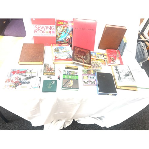 119 - Selection of collectables includes Books, Coronation coach, cigarette card albums etc