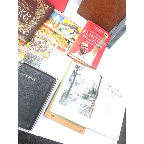 119 - Selection of collectables includes Books, Coronation coach, cigarette card albums etc