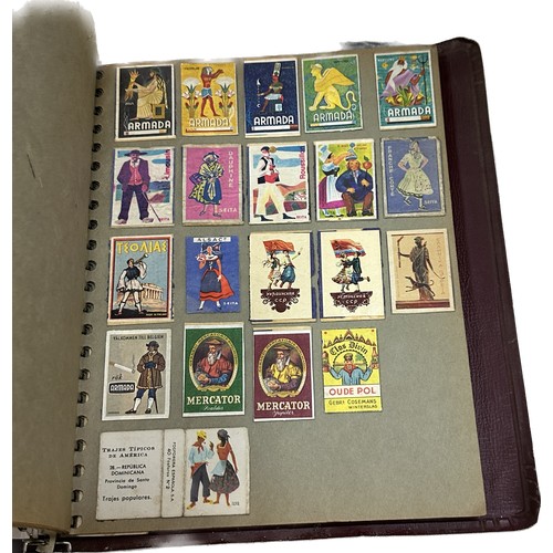 Selection of vintage collectable items to include match box cards, beer ...
