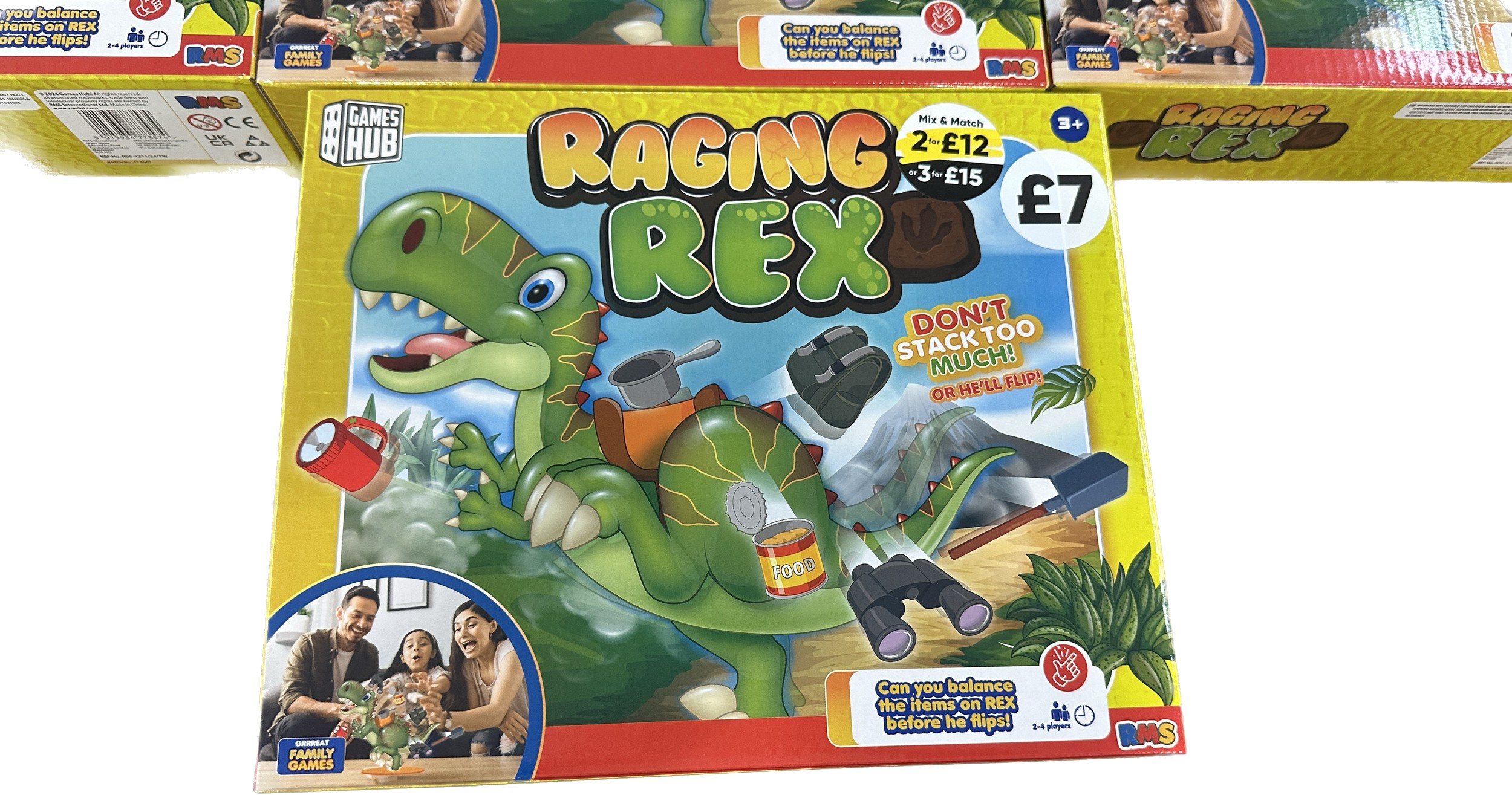 Selection of 7 brand new in boxes Racing Rex toy games