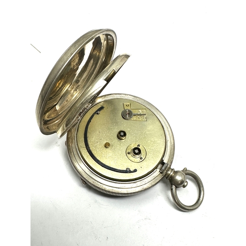 333 - Antique silver open face pocket watch the signal watts & co bristol the watch winds and ticks comes ... 