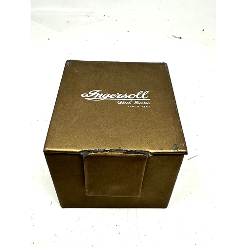 339 - Old new stock Boxed ladies ingersoll gems exotica watch Boxed with cards new condition will need new... 