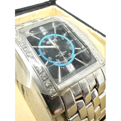 343 - Old new stock Boxed Gents ingersoll ice watch Boxed with cards missing new condition will need new b... 