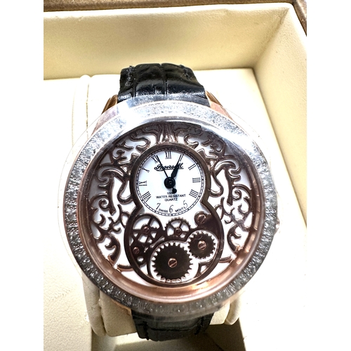 344 - Old new stock Boxed ladies ingersoll gems renaisance watch Boxed  new condition will need new batter... 