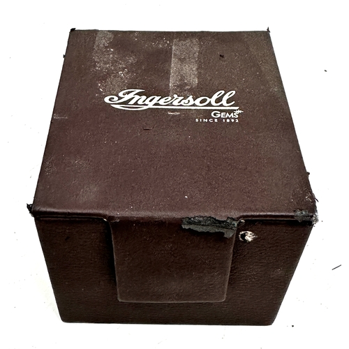 345 - Old new stock Boxed Gents ingersoll gems watch Boxed with cards new condition will need new battery