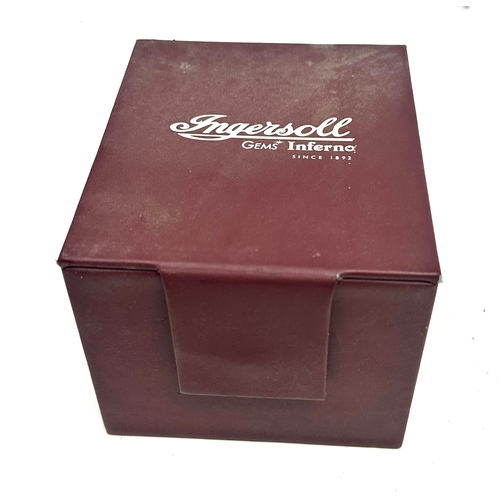 346 - Old new stock Boxed Gents ingersoll gems inferno  watch Boxed with cards new condition will need new... 