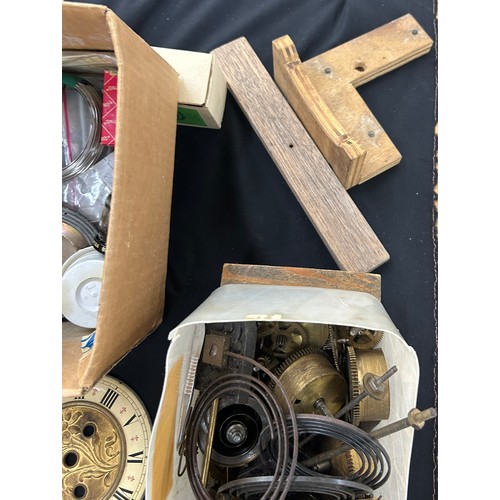 Large selection of clock making tools and accessories