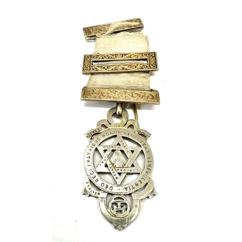 315 - Vintage silver royal arch chapter masonic jewel