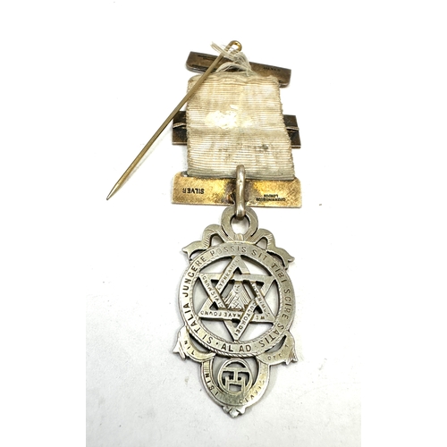 315 - Vintage silver royal arch chapter masonic jewel