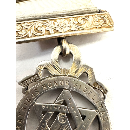 315 - Vintage silver royal arch chapter masonic jewel