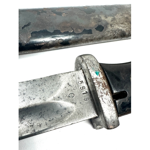 316 - WW2 Original German Mauser Bayonet & scabbard 41 CRS for Paul Weyersburg & CO