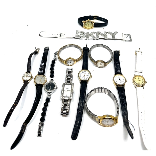 349 - 12  ladies wristwatches all untested