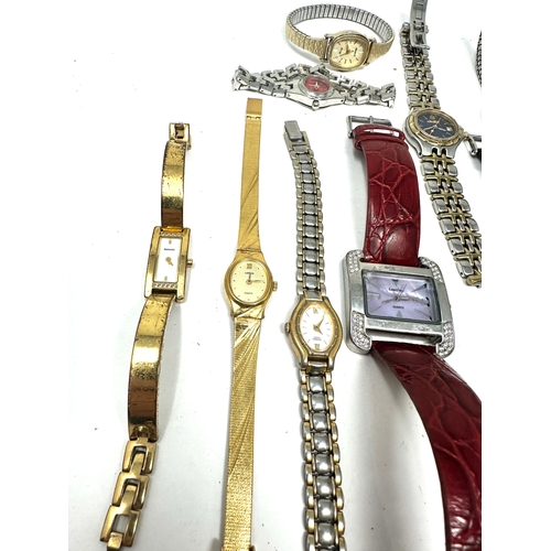 350 - 12 ladies wristwatches all untested